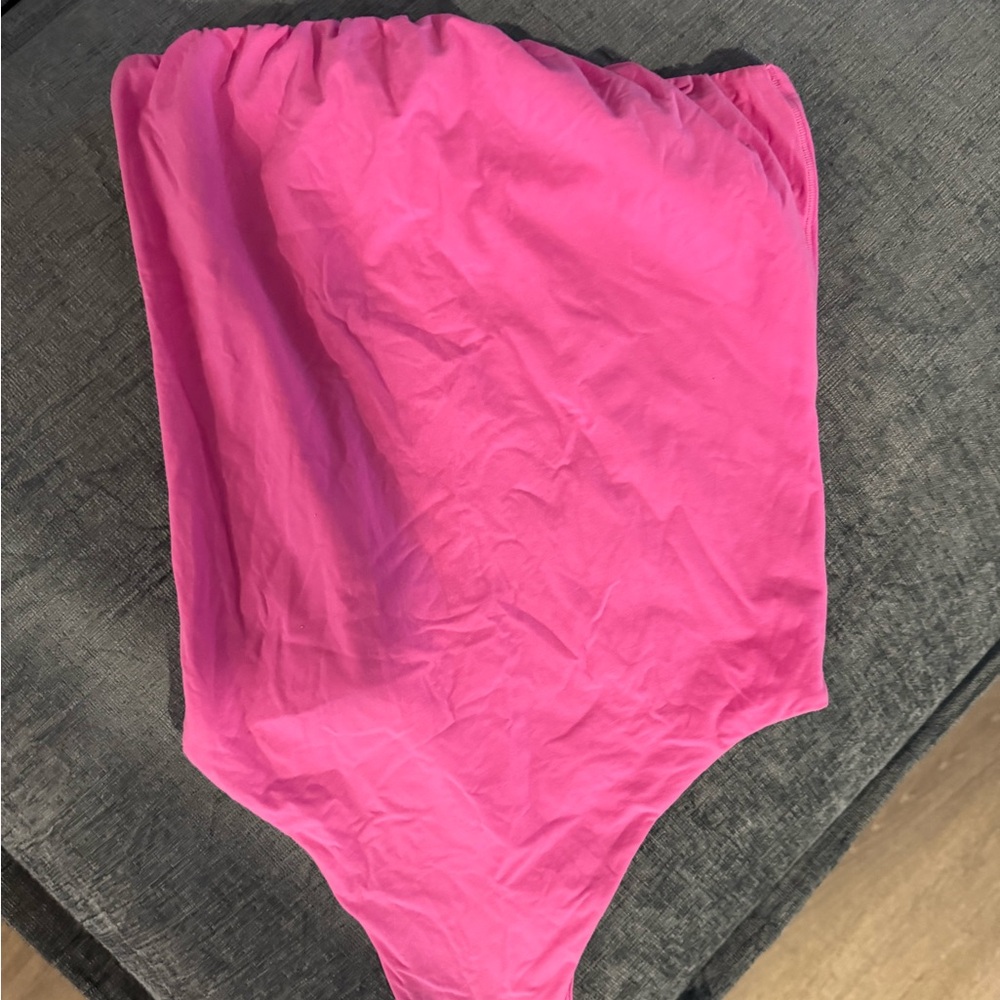 SKIMS Bold Pink Swimwear